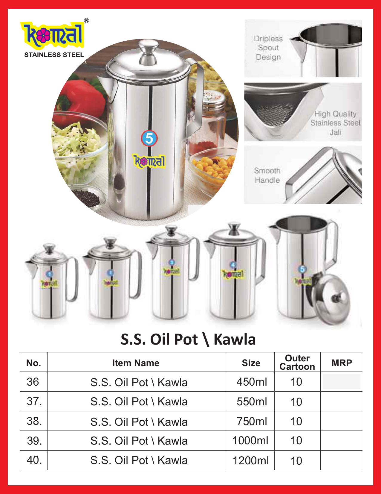 S.S. Oil Pot / Kawla