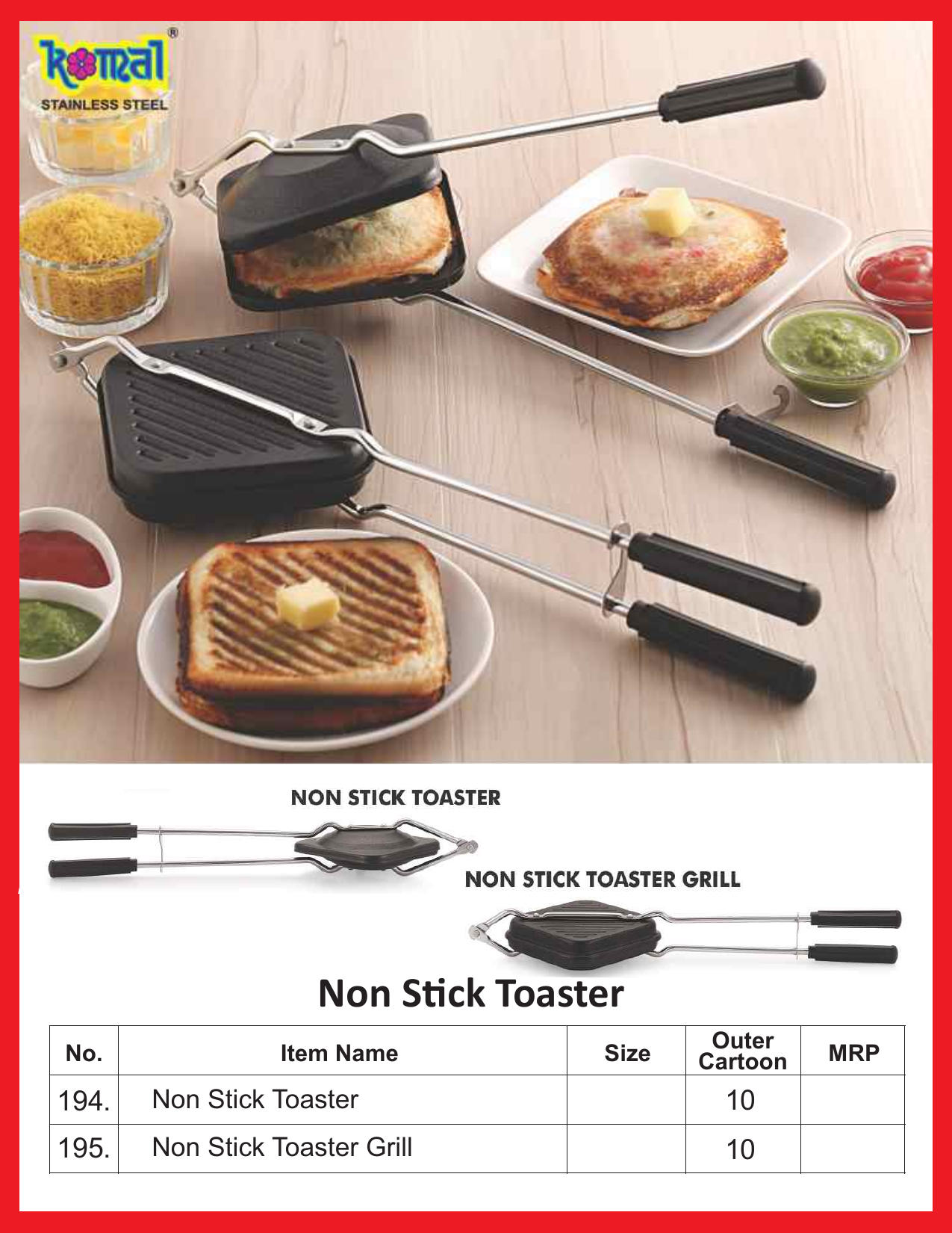 Non Stick Toaster